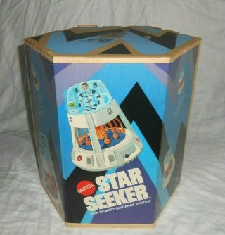 1969 Mattel Major Matt Mason Star Seeker Memory Guidance System With Box