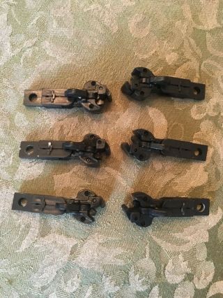 6 Rare Aristo - Craft G Gauge Loco Knuckle Couplers With Top Plate & Larger Hole