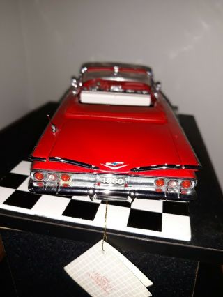 Franklin 1960 CHEVY IMPALA CONVERTIBLE 1:24 Scale Diecast Model Car 4