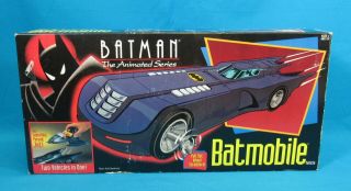 Vintage 1992 Kenner Batman The Animated Series Batmobile Vehicle