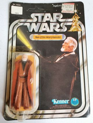 Vintage Kenner 1977 12 Back Ben Obi - Wan Kenobi Star Wars