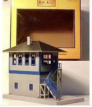 Mth 30 - 9011 O Scale Gray & Blue Switch Tower