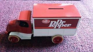 Rare Vintage Ertl " Dr.  Pepper " 1926 Mack Bulldog Box Truck Coin Bank 101 Of 504
