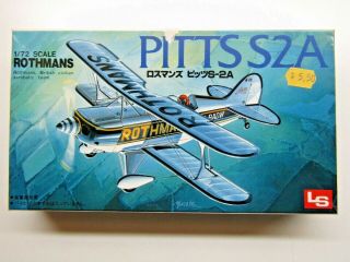 Ls 2 1:72 Scale Pitts S2a Rothmans Aerobatic Team Model Kit - - Kit A191