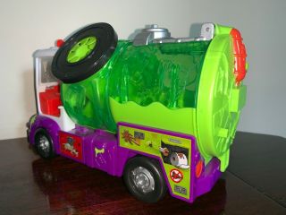 The Trash Pack Green Purple Garbage Sewer Truck Moose Toys Rare 2