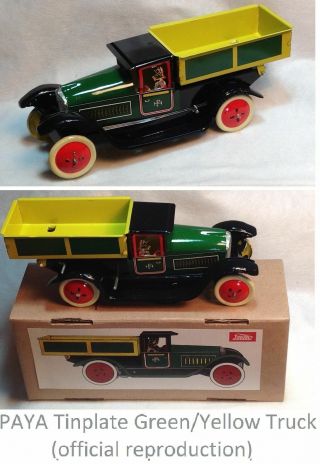 Rare Tin Toy Delivery Truck Wind Up Paya