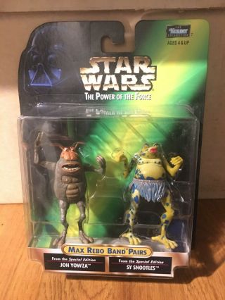 Star Wars Max Rebo Band Joh Yowza & Sy Snootles  1998 Walmart Exclusive