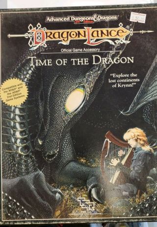 Time Of The Dragon Box Set Advanced Dungeons And Dragons Tsr 1050