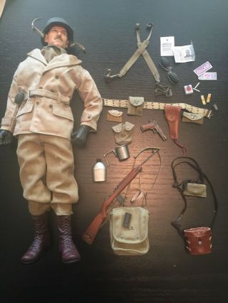 Custom Us Wwii Army Officer Nco Dragon 12 " Action Figure Gijoe Did 1/6 Scale