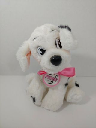 Disney 101 Dalmatians Penny Plush Puppy Dog Pink Collar Tag 1991 Mattel