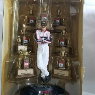 NASCAR Dale Earnhardt Sr McFarlane Toys 7 Time Champion Figure Trophies Deluxe 2