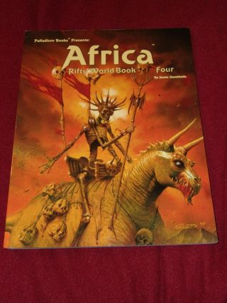 Rifts World Book 4: Africa By Kevin Siembieda (2001,  Tpb) Signed X 6 Rpg