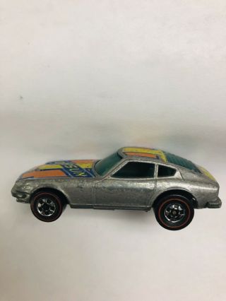Vintage Hot Wheels Redline Gray Datsun Z Whiz Old Estate Find Toy Car Mattel