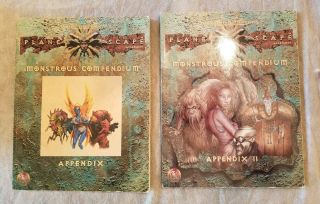 Planescape Monstrous Compendium Appendix I & Ii (1,  2) Ad&d Dungeons Dragons