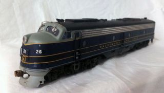 Proto 2000 - E8 - Baltimore And Ohio 26 Customized Ho Scale