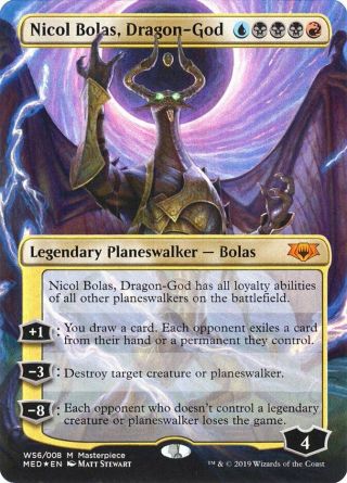 War Mythic Edition Foil Nicol Bolas Dragon - God 1x Rare Magic Of The Spark Mtg