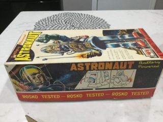 Vintage Rosko Nomura Blue Astronaut w Box Japan 12