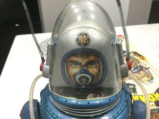 Vintage Rosko Nomura Blue Astronaut w Box Japan 7