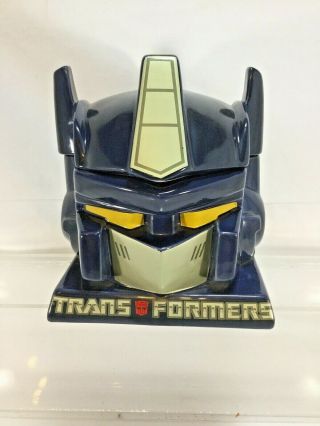 Transformer Cookie Jar Optimus Prime Hasbro Bradley Inc.  Great American (cl)