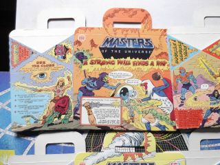 Vintage MASTERS OF THE UNIVERSE HE - MAN,  burger king,  kids happy meal box set of 4 2