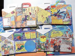 Vintage MASTERS OF THE UNIVERSE HE - MAN,  burger king,  kids happy meal box set of 4 6
