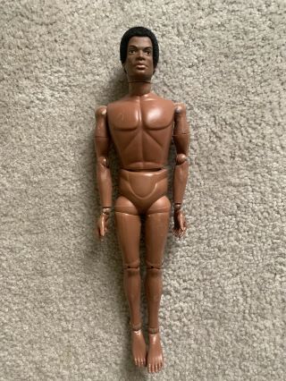 Gi Joe Vintage 1964 1966 African American Black Action Solider With Dog Tags