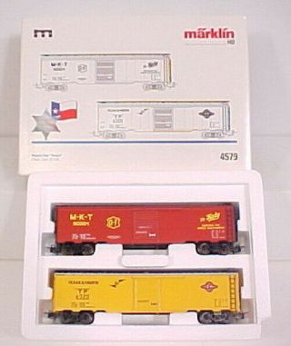 Marklin 4579 Texas Boxcar Set Ex/box