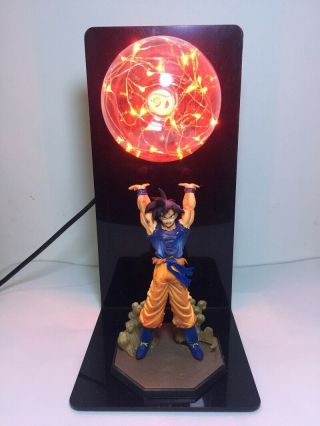 Dragon Ball Z Son Goku Genki Dama Spirit Bomb Cloud Action Figure Led Light Lamp