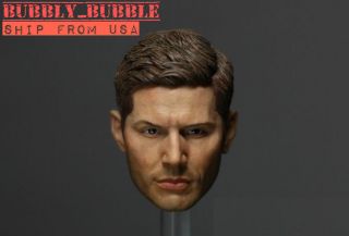 1/6 Jensen Ackles Dean Winchester Head For Supernatural Hot Toys Phicen Usa