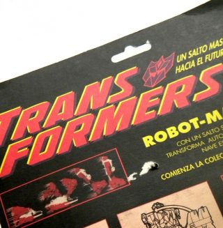 Hasbro Transformers Robot - Man X Antex Made In Argentina Rare G1 Topspin rare 4