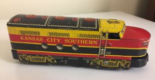 Marx O - Gauge Train 54 Kansas City Southern Tin Power A - Unit Diesel Loco