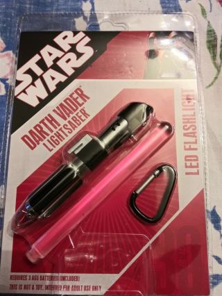 Master Replicas Star Wars Darth Vader Lightsaber Laser Pointer Red Sw - 609 2007