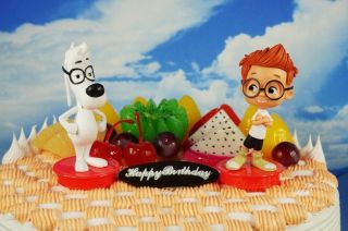 Dreamworks Mr Peabody & Sherman Toy Cake Topper Decoration Model Figure Set 2