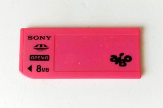 Sony Aibo 8mb Pms Programmable Memory Stick Pink Card Era - Ms008