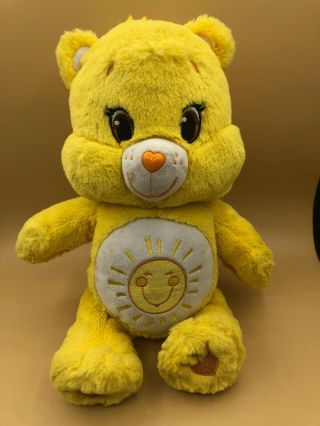 Care Bears Funshine Bear Yellow Plush Kid Soft Stuffed Toy Doll Those Characters