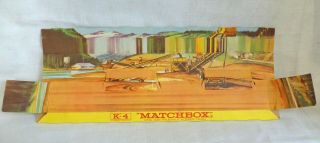 Lesney Matchbox King Size K - 4 Fruehauf Hopper Window Box Inner Display Card