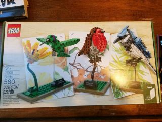 Lego Ideas Birds 21301 Blue Jay Hummingbird Robin Retired
