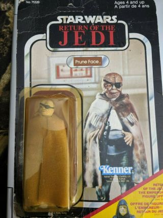 1983 Kenner Star Wars Return Of The Jedi Prune Face Action Figure No.  71320