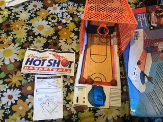 Milton Bradley Electronic Hot Shot Basketball Game - Complete Great