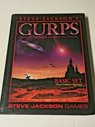 Gurps Basic Set 3rd Edition Revised - Steve Jackson Games - Hardcover