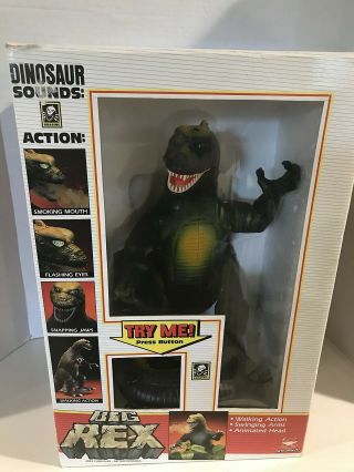 Big Rex - Vintage 1992 Bright Toys Battery Operated Walking Roaring Godzilla