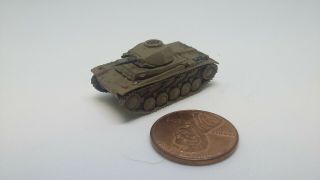 Takara 1/144 Wtm World Tank Museum 3.  German Panzer Ii Tank In Dark Yellow (40)