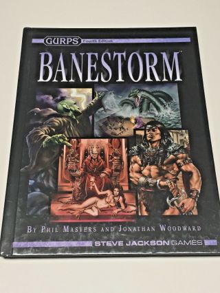 Gurps 4th Edition - Banestorm - Steve Jackson Games - Great Shape