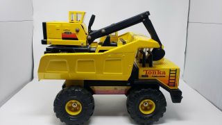 Tonka Turbo Diesel Dump Truck And Remco Digger Combo