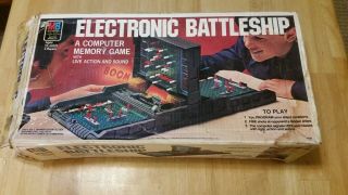 Vintage 1979 Mb Milton Bradley Electronic Battleship Board Game