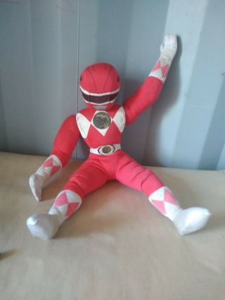 Mighty Morphin Power Rangers Plush Red Ranger 1994 Doll 12 "