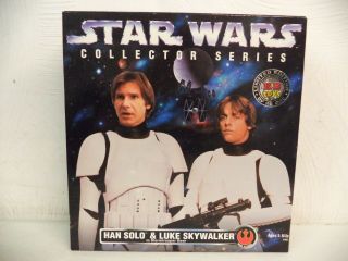1996 Kenner Star Wars Collector Series Han Solo Luke Skywalker Stormtroopers