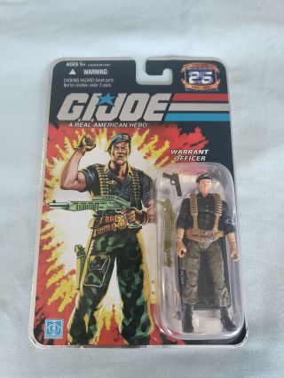 Hasbro G.  I.  Joe 25th Anniversary Flint Foil Card Action Figure