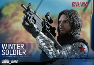 Hc Toys Captain America: Civil War Winter Soldier 1/6 Action Figure Toy Gift