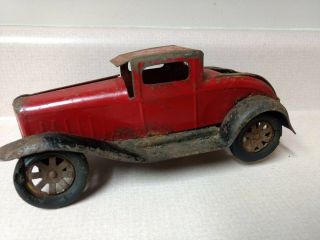Vintage Wyandotte Car With Rumble Seat Spoke Wheels And Rubber Tires 8 Inches